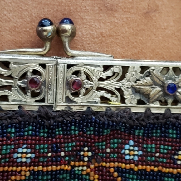 Vintage beaded purse - Picture 3 of 7